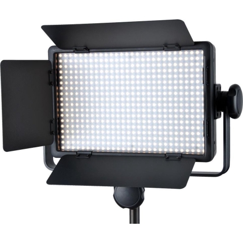 Godox professionele krachtige LED camera verlichting - LED 500C - met barndoor