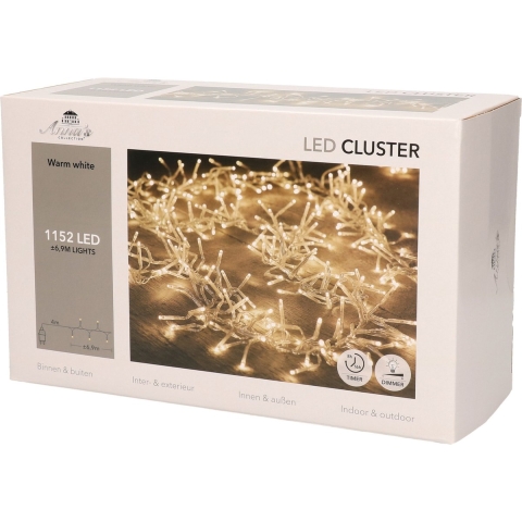 Anna's Collection Clusterverlichting - warm wit - 1152 leds - 11M -