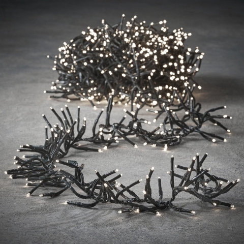 Clusterverlichting - 1512 led lampjes - helder wit - 10 meter - kerstverlichting -