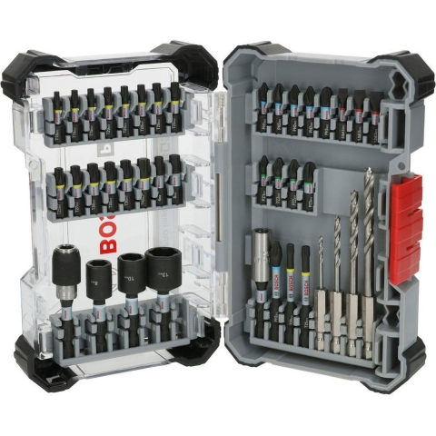 Bosch 2608521U87 40-delige PRO Impact Schroefbits En Houtboren - Gemengde Set