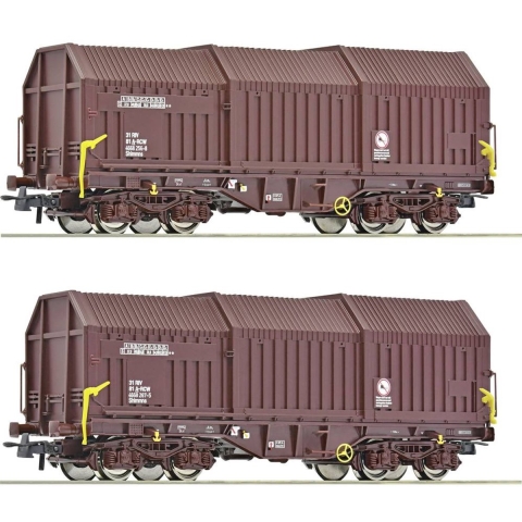 Roco 6600132 H0 2-delige set telescoopduimwagens van de ÖBB