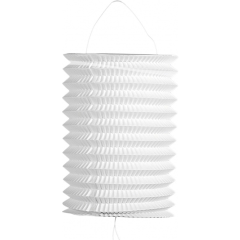 30x stuks witte trek lampionnen van 16 cm -
