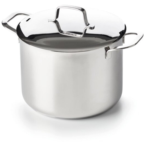 Beka Soeppan Maestro RVS met deksel ø 24 cm / 7.4 liter - geschikt voor alle warmtebronnen