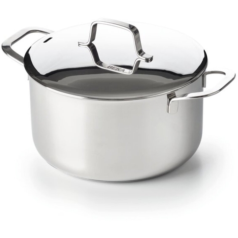 Beka Kookpan Maestro RVS met deksel ø 20 cm / 3.7 liter - geschikt voor alle warmtebronnen
