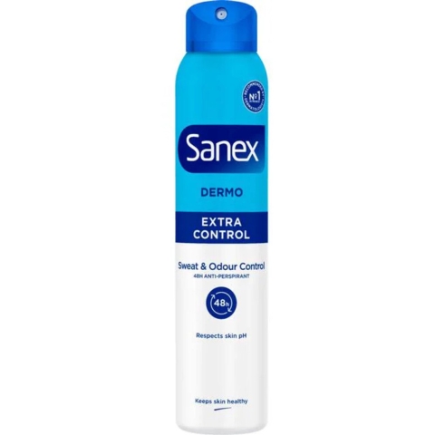 6x Sanex Deodorant Spray Dermo Extra Control 200 ml