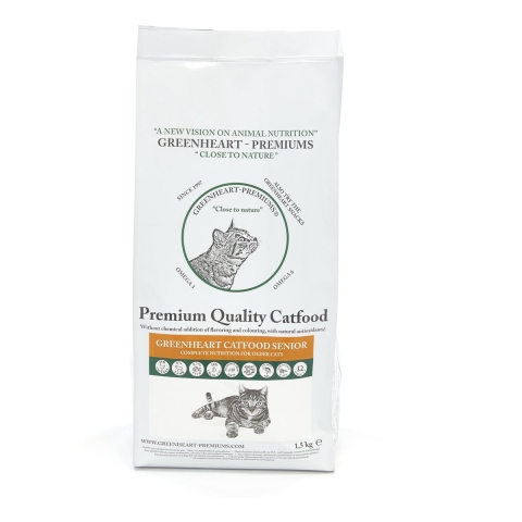 Greenheart kattenvoer Senior 1,5 kg