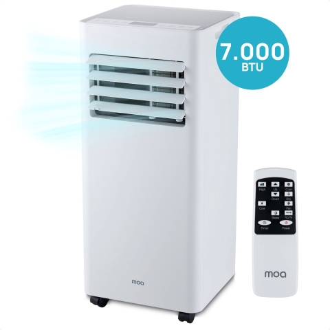 MOA Mobiele Airco - 3-in-1 - 7000 BTU - Tot 22m² - Wit