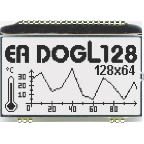 DISPLAY VISIONS LC-display (b x h x d) 68 x 51 x 2.8 mm