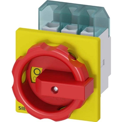 Siemens 3LD21030TK53 Belastbare scheidingsschakelaar Rood, Geel 3-polig 16 mm² 25 A 690 V/AC