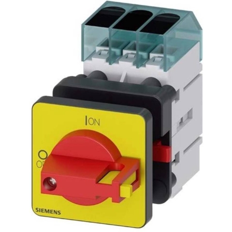 Siemens 3LD30500TK13 Belastbare scheidingsschakelaar Rood, Geel 3-polig 16 mm² 16 A 690 V/AC