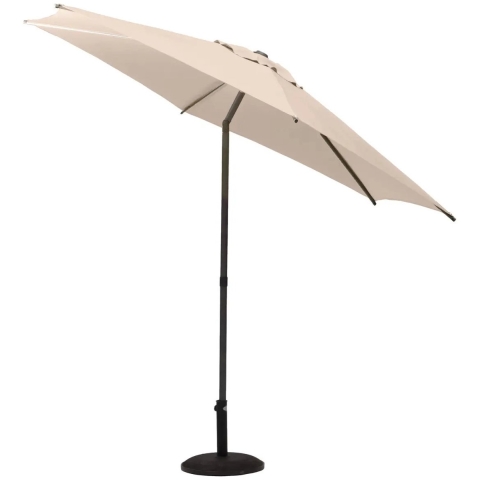 Hespiride tuin Parasol Soya - lichtbeige - D270 x H220 cm - Steel 38 mm -