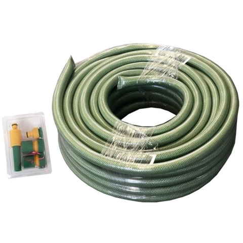 Tuinslang set - met koppelingen en verstelbare spuit - 20 meter - tuinbewatering -