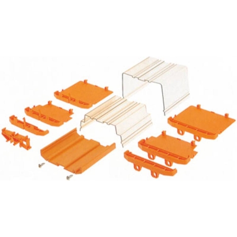 Weidmüller AP 100 DIN-rail-behuizing eindstuk 108.2 x 27.2 x 23.8 Plastic Oranje 20 stuk(s)