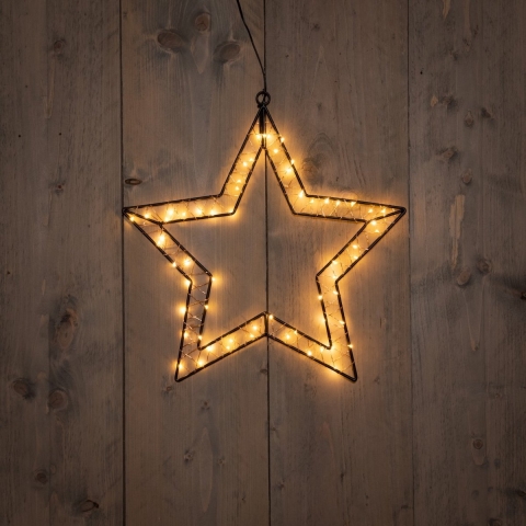 B.O.T. Outdoor Black Star 40X40,5 cm60Led Classic - Annas collection