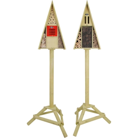 Insecten hotel op paal in giftbox - Best for birds