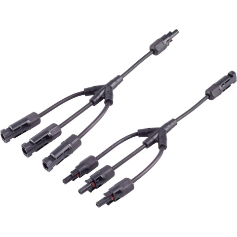 BKL Electronic 2800021 3/1 Y-stekker 4 mm² Kabellengte 0.30 m