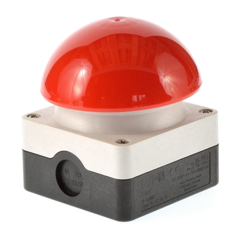 Eaton 229746 FAK-R/KC11/I Voet- en slagdrukknop 230 V/AC 6 A 1x uit/(aan) Moment (Ø x h) 94 mm x 101 mm IP67 1 stuk(s)