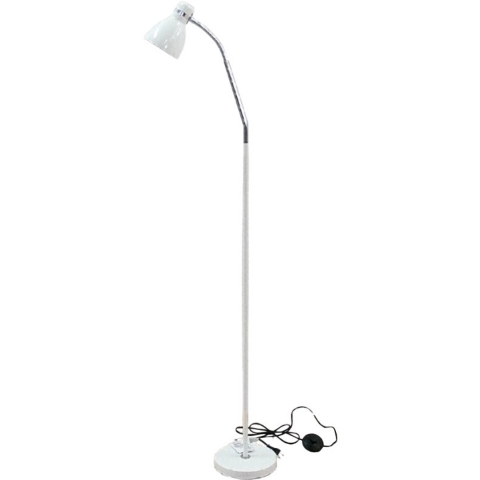 Vloerlamp - staand - wit - 140 cm - leeslamp / sfeerverlichting -