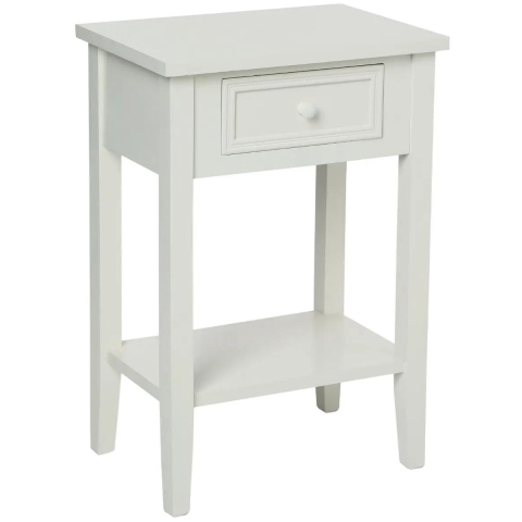 Nachtkastje Charm - Moderne stijl - MDF hout - met lade - 45 x 30 x 67 cm -