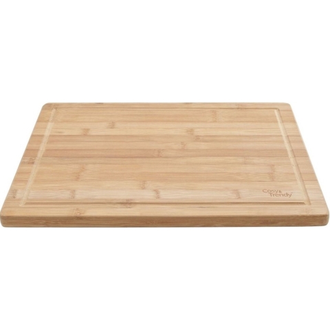 Cosy & Trendy keuken Snijplank rechthoek - bamboe hout - 51 x 36 x 1.8 cm -