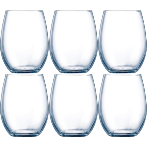 Chef & Sommelier Drinkglazen - 6x stuks - glas - 440 ml - Waterglazen - Dessertglazen -