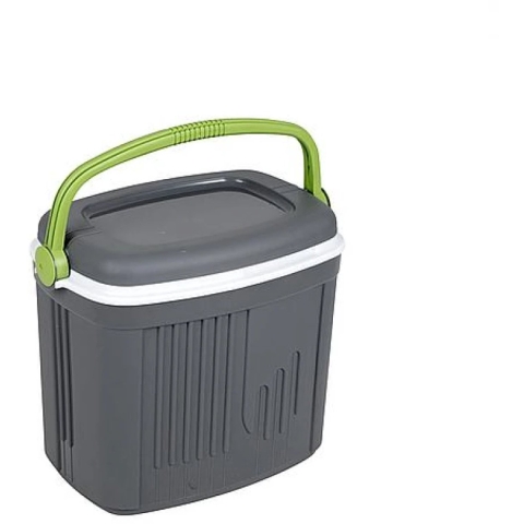 Iceberg koelbox - 8 liter - kunststof - grijs - 36 x 21 x 28 cm -