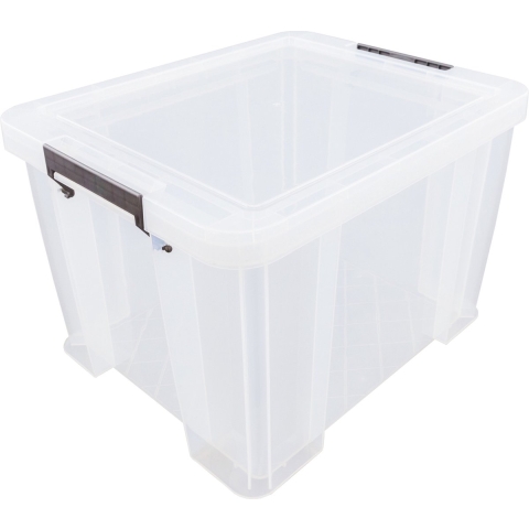 Allstore Opbergbox - 36 liter - Transparant - 47 x 38 x 31 cm -