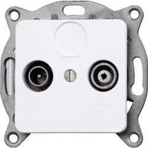 Kopp 110213082 Televisie, radio Inzetstuk Europa Arctisch-wit, Mat 1 stuk(s)