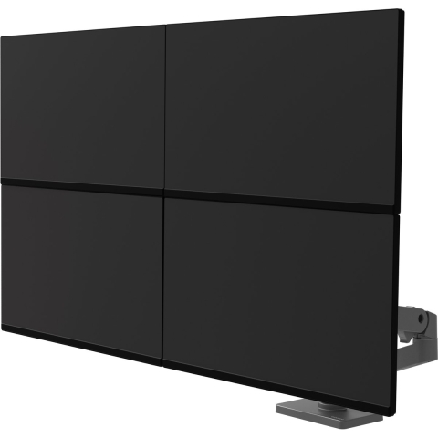 Ergotron 45-690-293 TV-tafelhouder 68,6 cm (27) In hoogte verstelbaar, Kantelbaar