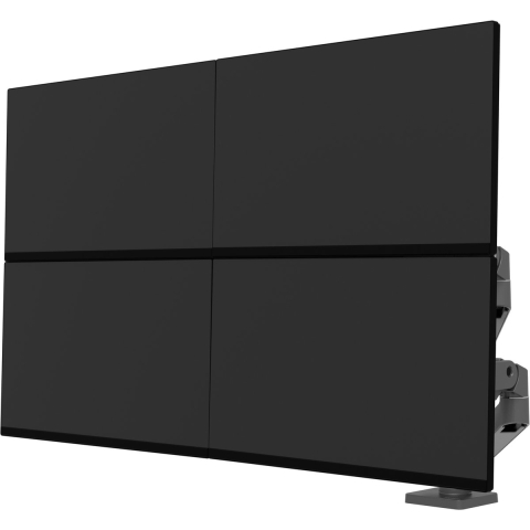 Ergotron 45-686-293 TV-tafelhouder 68,6 cm (27) In hoogte verstelbaar, Kantelbaar