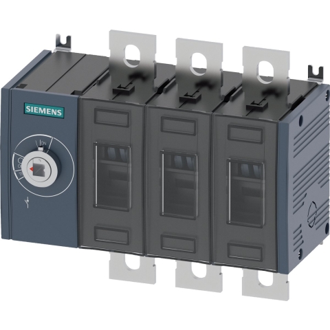 Siemens 3KD42300PE100 Belastbare scheidingsschakelaar 3-polig 400 A 690 V/AC