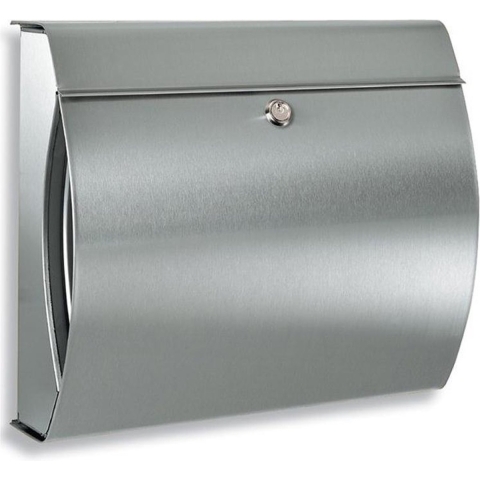 Burg Wächter 32500 VERONA 3844 ES Brievenbus RVS Zilver Sleutelslot
