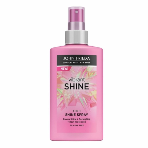 4x John Frieda Vibrant Shine Colour 3-in-1 Shine Spray 150 ml