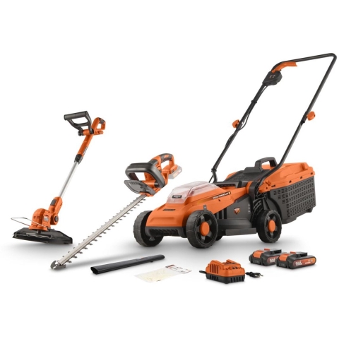 Grasmaaier, kantenmaaier en heggenschaar - DUAL POWER - POWDPGBOX25A - 20 V - 330 mm snijbreedte