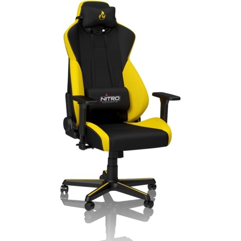 Nitro Concepts S300 Astral Yellow Gaming stoel Zwart, Geel