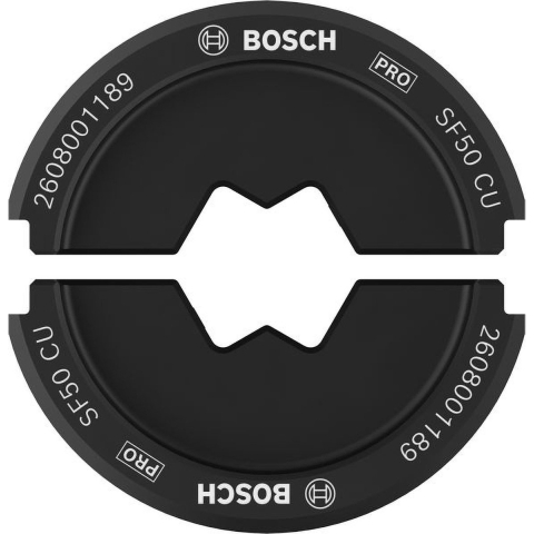 Bosch Accessories 2608001162 2608001162 Krimpinzetstuk Buiskabelschoenen, Buisconnectoren 50 tot 50 mm²