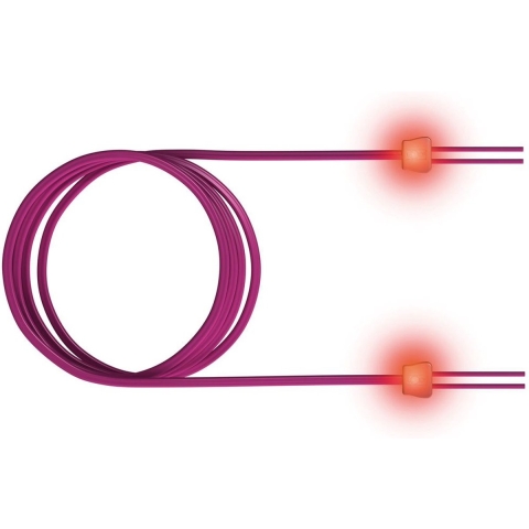 saCon glasvezel LED patchkabel duplex 50/125µm OM4, LC/SC , violet, 3 m