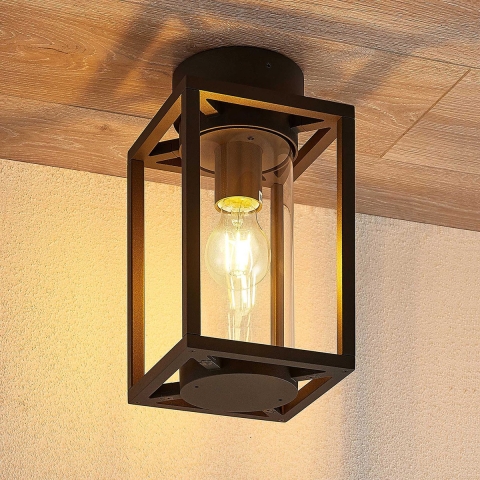 Lucande - Ferda Buiten Plafondlamp Graphite