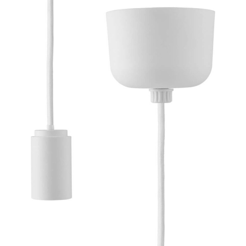 Normann Copenhagen - Ophangset w/Lampfitting 2,5 m White