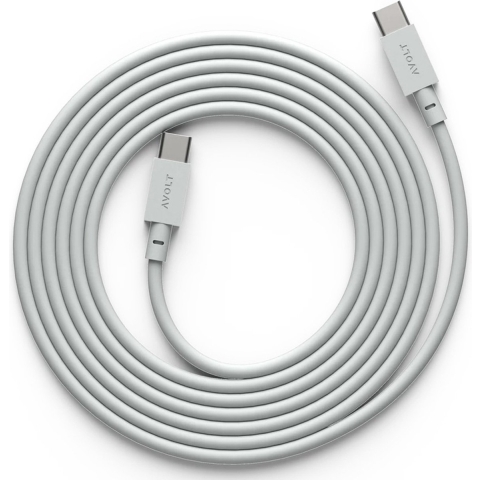 AVOLT - Cable 1 USB-C to USB-C 2m Gotland Gray