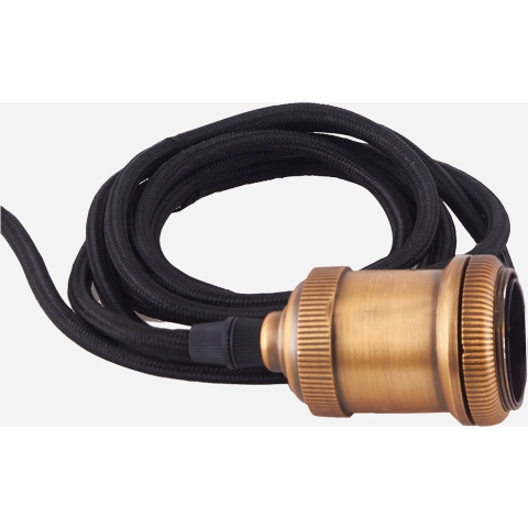 House Doctor - Fly Ophangset w/Lampfitting Geel Koper