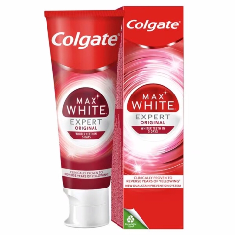 12x Colgate Tandpasta Max White Expert Original 75 ml
