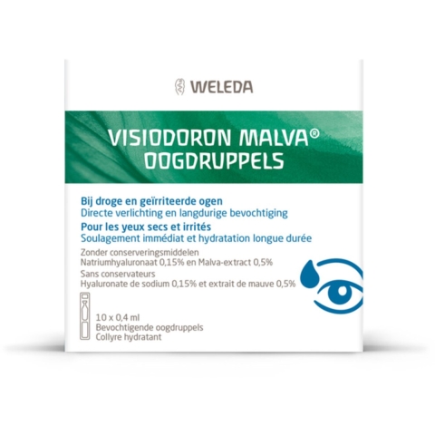 2x WELEDA Visiodoron Malva Oogdruppels Ampullen 10 stuks