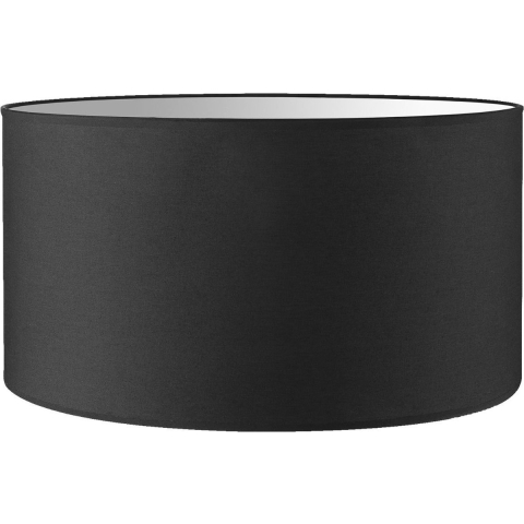 Home Sweet Home Lampenkap Bling cilinder - van stof - zwart - Moderne stoffen Lampenkap - 50/50/25cm