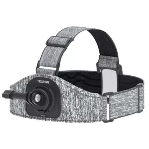 Telesin Dual Mount Head Strap (front + back)