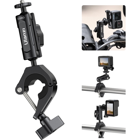 Ulanzi CM025 Fiets/Motor Handlebar Clamp voor Actioncam