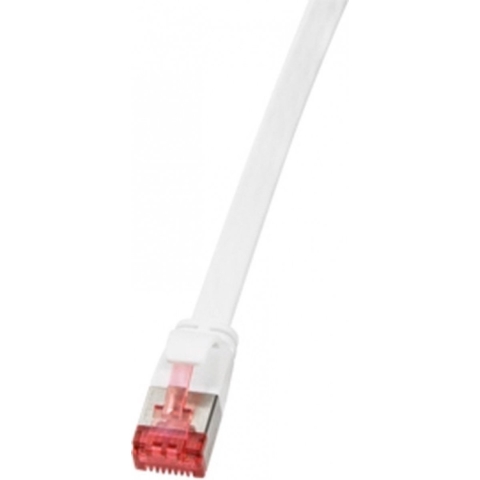 LogiLink CF2111S RJ45 Netwerkkabel, patchkabel CAT 6 U/FTP 20.00 m Wit Vergulde steekcontacten 1 stuk(s)