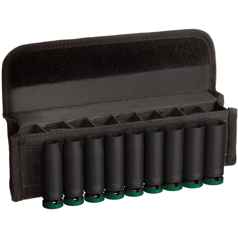 Bosch Accessoires 9-delige Krachtdoppenset 77 mm, 10;12;13;14;15;16;17;18;19 - 2608003039