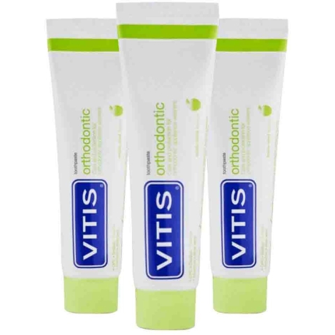 3x Vitis Tandpasta Orthodontic 75 ml