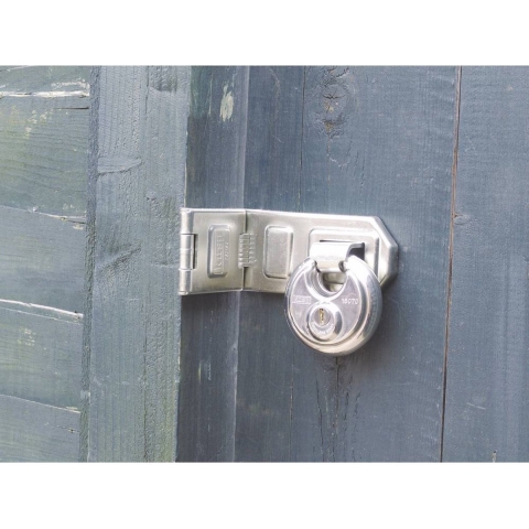 Kasp K16070D260 Hangslot Verschillend sluitend Zilver Sleutelslot